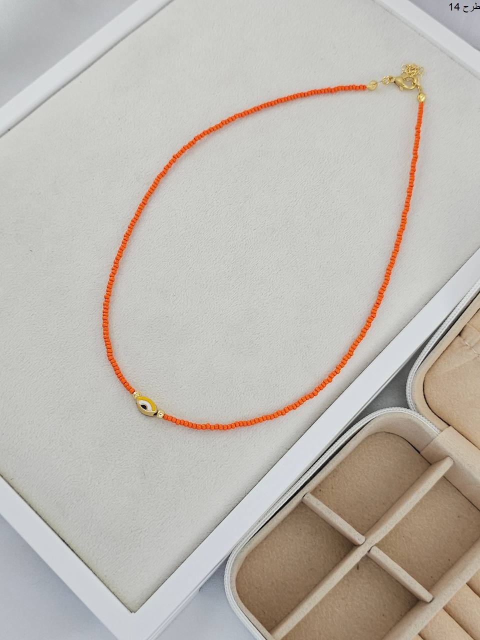 گردنبند فیمو تک رج